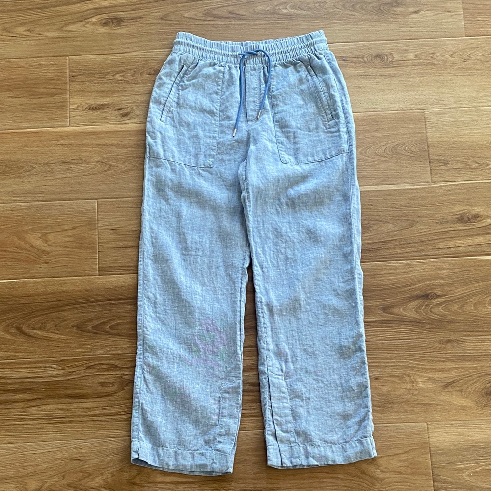 Athleta 100% Linen Pants Size 2 – Lightweight & Chic